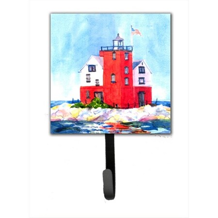 Carolines Treasures Lighthouse On The Rocks Harbour Leash Holder Or Key Hook 6137SH4